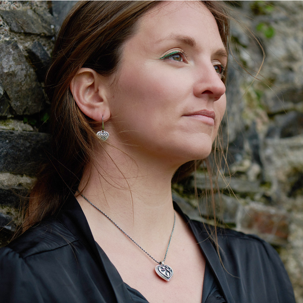 Iona pendants and earrings