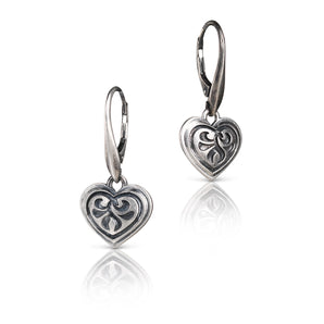 HEART OF LOVE DROP EARRINGS