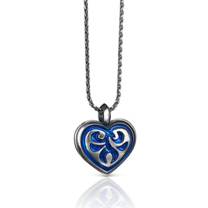 HEART OF LOVE LARGE PENDANT - ENAMEL