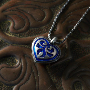 HEART OF LOVE SMALL PENDANT - ENAMEL